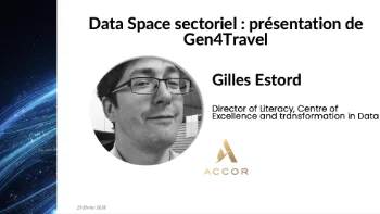 Data Space sectoriel : présentation de Gen4Travel