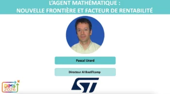 DIMS 2026 : L’agent mathématique : nouvelle frontière et facteur de rentabilité